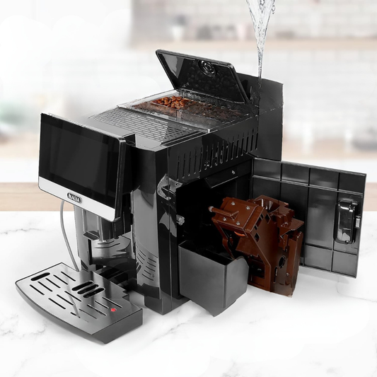 Zulay Magia Helautomatisk Espressomaskin med Kaffekvarn – 19 Anpassningsbara Kaffealternativ